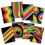 Caiet A4 cu Jolly Page - One Color Black & Fluo