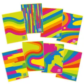 Caiet A4 cu Jolly Page - One Color Fanta Fluo