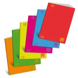 Caiet A4 cu Jolly Page - One Color Fluorescent  All you can write