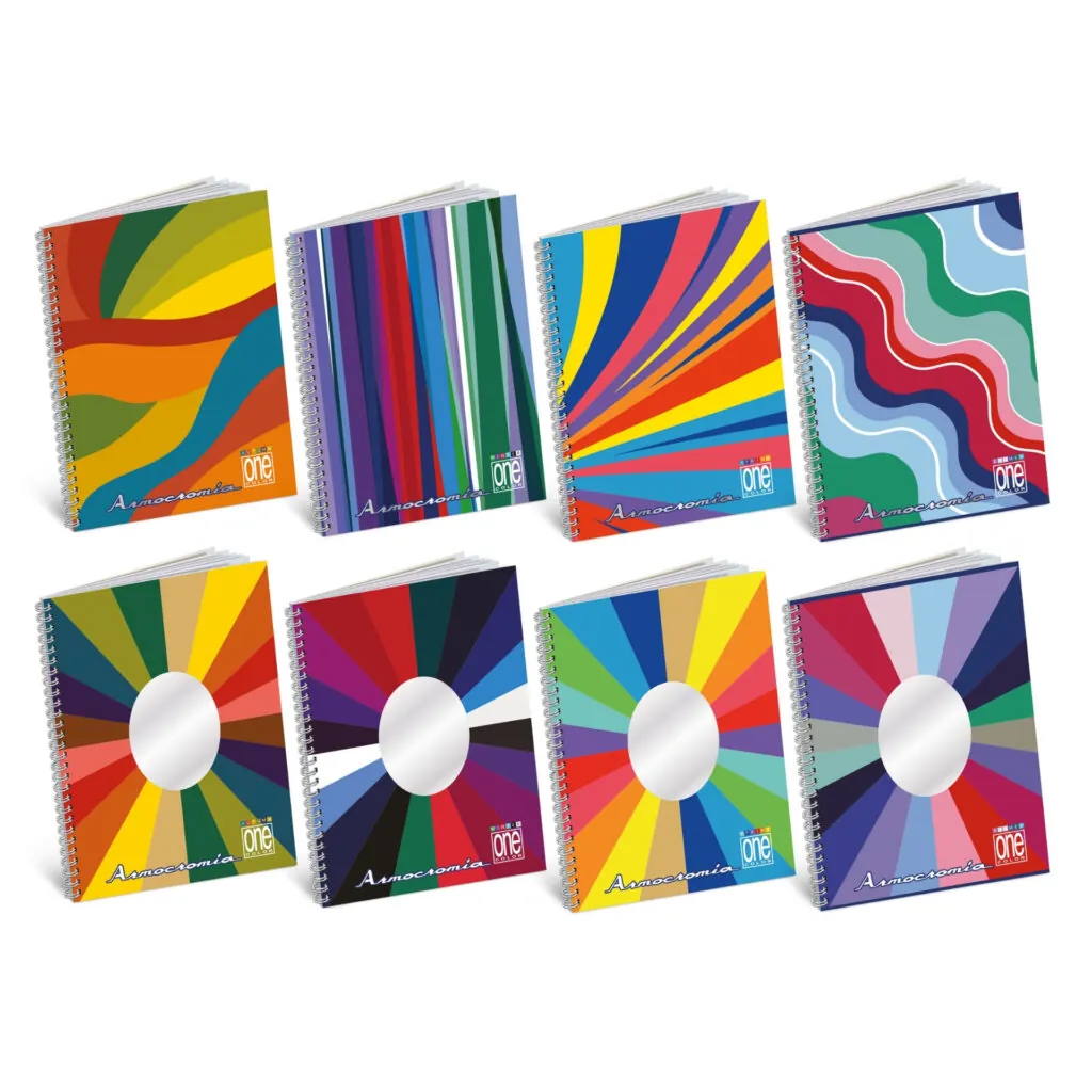 Caiet A4 cu spirala - Armocromie One Color