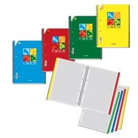 Caiet A4 cu spirala - Four Notes