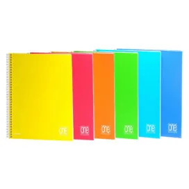 Caiet A4+ cu spirala - One Color
