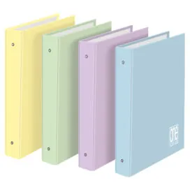 Clasor A4 cu inele - Pastel One Color (26×32 cm) - Rechizite Blasetti