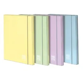 Dosar A4 cu elastic din carton laminat mat - Pastel One Color (26×35 cm) - Rechizite Blasetti