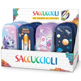 Penar - Colectia 3D Fantasy cu 1 fermoar - 9.5 x 23 x 3.8 cm (12buc/display) - Branduri Lebez