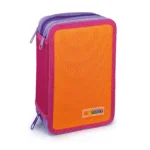 Penar echipat - Color Block Basic cu 3 fermoare (18 markere si 18 creioane colorate) - 13 x 20 x 6.5 cm (12buc/display) - Branduri Lebez 7