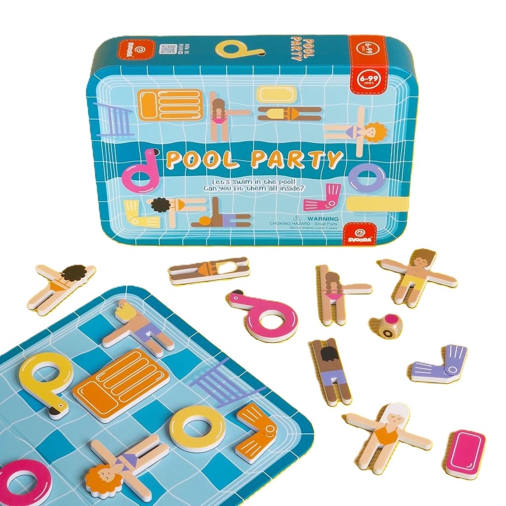 imagine:Joc magnetic de strategie Petrecere la piscina, Svoora